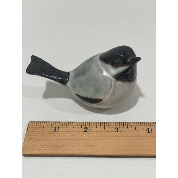 Andersen Design Studio Pottery, Maine, AD signed, Vintage Chickadee Bird - Picture 7 of 9